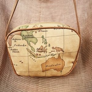 $16 Vintage Small Map crossbody bag